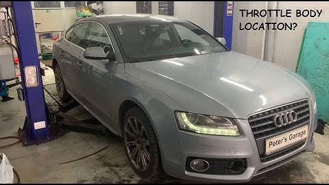 Audi A4 A5 B8 Throttle body / Throttle Valve / TPS location and wiring diagram 2.7TDI 3.0TDI