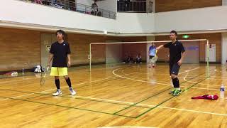 20171029_足立ダブルス1部@森井vs丸井(2ゲーム)