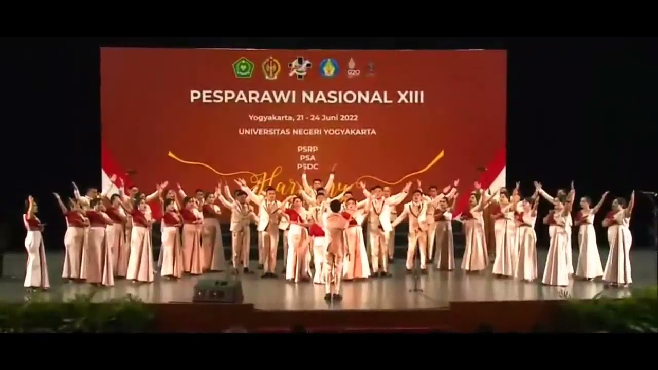Penampilan terbaik PSDC Sulawesi Barat (Mamasa). Pesparawi Nasional 2022 Yogjakarta.