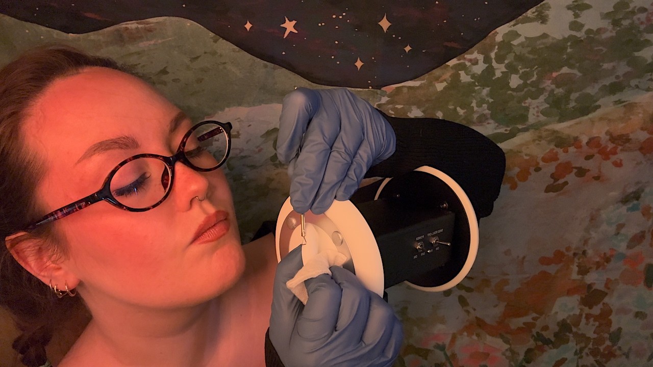 Blackhead & Cyst Extractions On Your Ears | Whispered ASMR