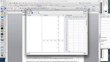 Geogebra Recursive Formula using Spreadsheet