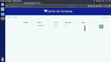 Crear un carrito de compras en PHP+BOOTSTRAP usando archivos_ PARTE 1