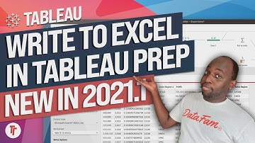 Write to Excel in Tableau Prep : New in Tableau 2021.1
