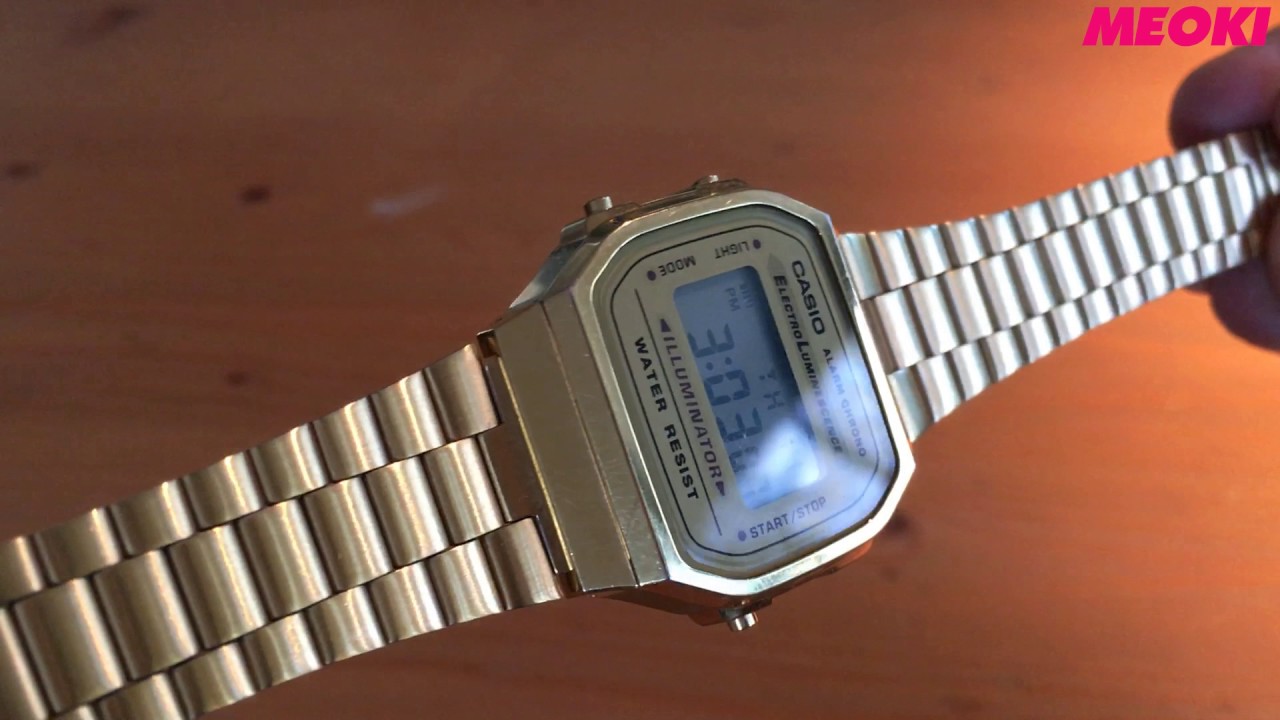 digital watch display fading