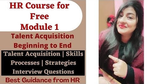 HR Course - Module 1 | Talent Acquisition Course #hrcourse #talentacquisition #hr #readytogetupdate