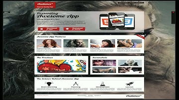 Audience  Fullscreen Image and Video Landing Page