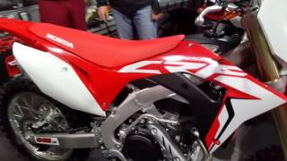 NEW HONDA CRF 450R 2017 FIRST START WITH SOUND
