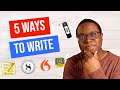 How to Write a Book in 5 Ways