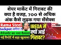 why share market fall today | rama steel share target | ireda share target | elecon share target