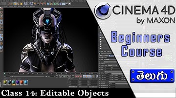 Editable Obejcts in Cinema4D [ TELUGU ] || C4d Tutorials for Beginners || Lucky Studios