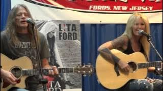 LITA FORD - Living Like A Runaway cam'd by Randy Gill at Vintage Vinyl in Fords NJ