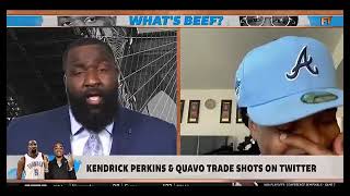 Kendrick Perkins confronts Quavo on First Take