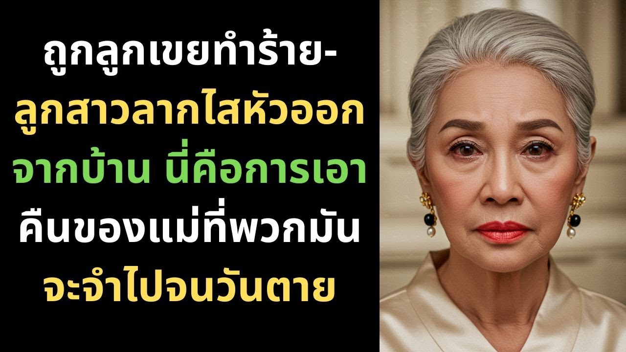 ถูกลูกเขยทำร้าย-ลูกสาวลากไสหัวออกจากบ้าน นี่คือการเอาคืนของแม่ที่พวกมันจะจำไปจนวันตาย