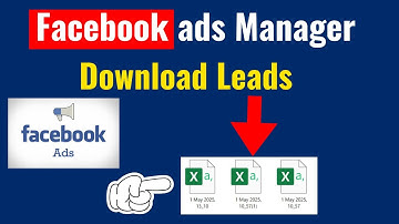 Facebook Ads Lead- How to download leads from facebook ads manager | facebook lead download Meta ads