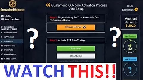 GUARANTEED OUTCOME REVIEW - Guaranteed Outcome By Victor Lambert