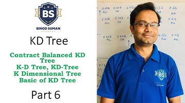 KD Tree Part 6 | Balanced KD Tree Construction | K Dimensional Tree | Easy way to construct K-D Tree
