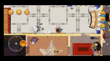 Robbery Bob 2: Double Trouble Hauntington (Level 4-6) Gameplay