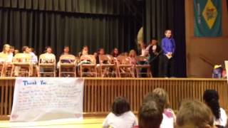 Casey's 5th grade graduation speech