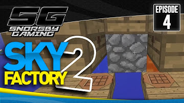 Automatic Cobblestone Generator! ~ [SKY FACTORY 2: Episode 4]