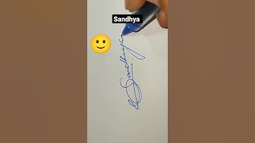 Sandhya Name Signature style | Sandhya Name Sign Idea | Sandhya Name millionaire signature styles