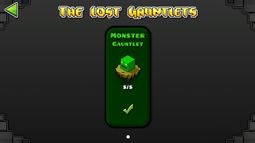 MONSTER GAUNTLET (ALL CLEAR) | Geometry Dash 2.11 : The Lost Gauntlet Series #14 / ♬ Partition