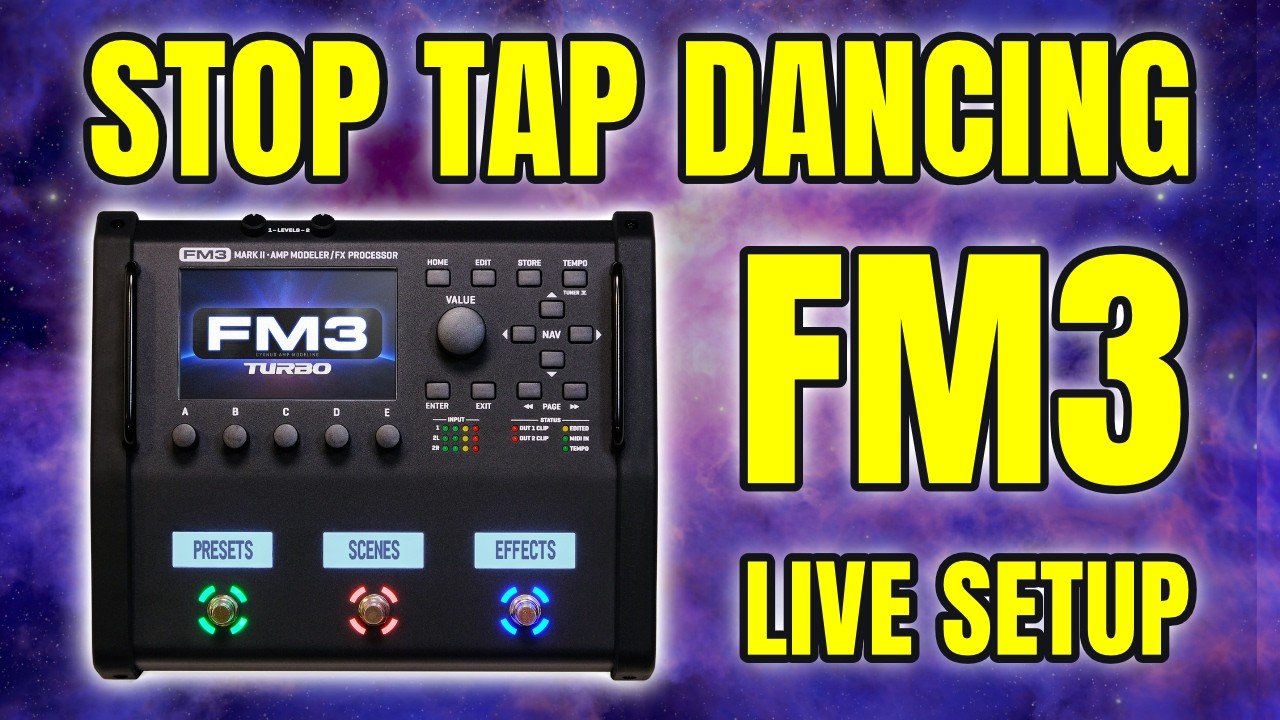 Схема расположения элементов на Fractal FM3 Perform – описание моей конфигурации для живых выступ...