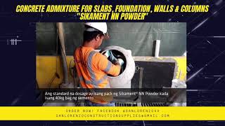 Sikament NN Powder - Concrete Admixture for Slabs, Foundation, etc.