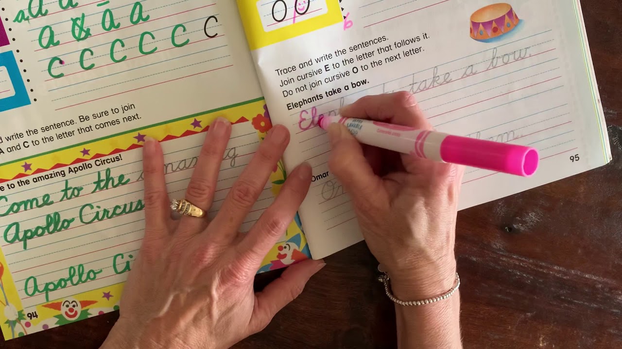 5/13 Cursive page 95 - YouTube
