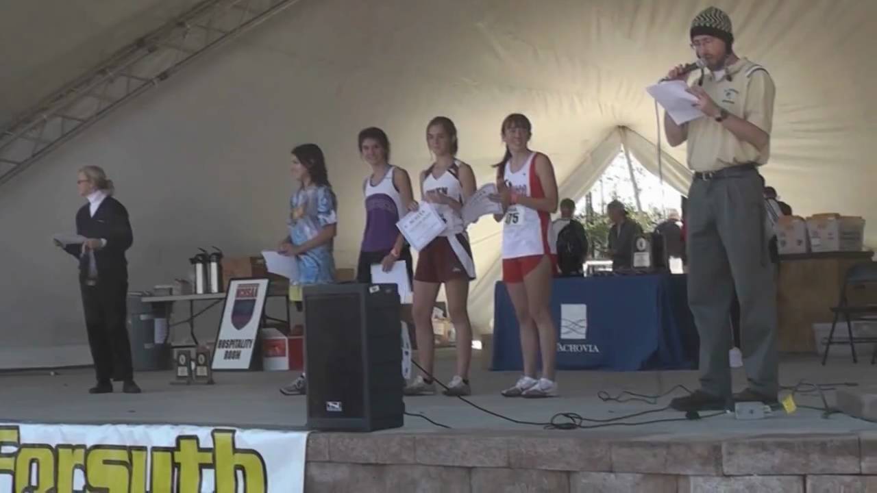 Carrboro High School women win 2009 XC 2A State Championship YouTube