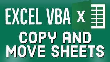 Excel VBA Tutorial for Beginners 27 - Copy and Move Sheets in MS Excel