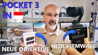 RIESIGES DJI POCKET 3 Firmware Update und NEUE OBJEKTIVE für KINO FEELING im TEST