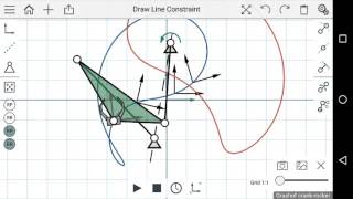 Four-bar Linkage Synthesis in MotionGen