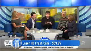 Laser Navig8r Dash Cams on Studio 10 Channel 10 with Stephen Fenech