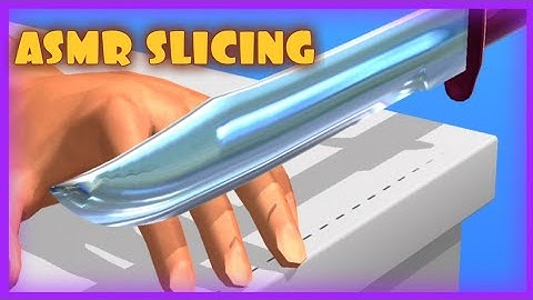 MAX LEVEL ASMR SLICING GAME 🔪🤚 Gameplay All level (Android IOS)