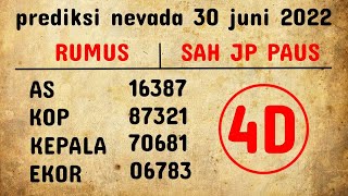 PREDIKSI NEVADA HARI INI | PREDIKSI NEVADA 30 JUNI 2022