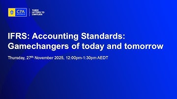 IFRS Accounting Standards: Gamechangers of today and tomorrow