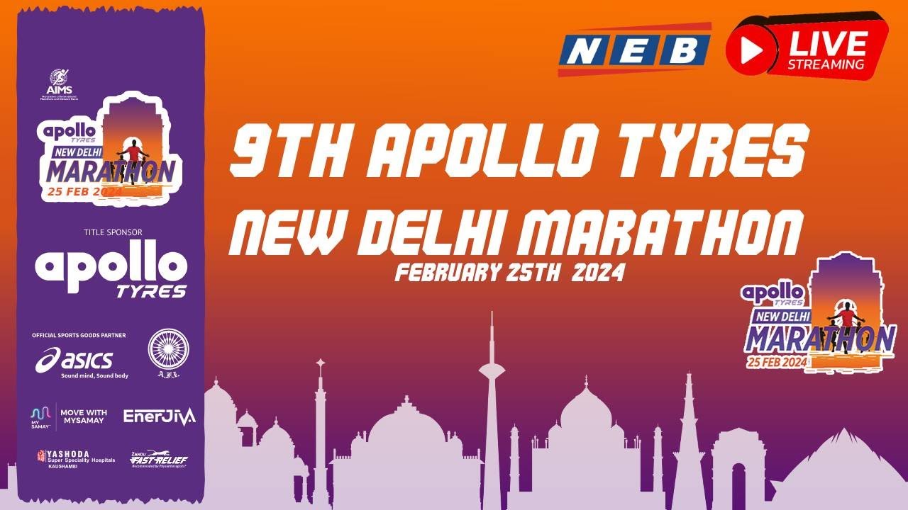 LIVE APOLLO TYRES NEW DELHI MARATHON 2024 JLN NEW DELHI YouTube