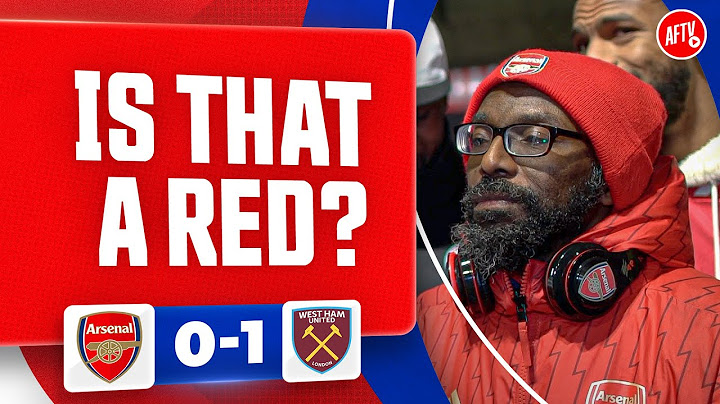 A Bad Day At The Office! (Angry Ty & Joshua) | Arsenal 0-1 West Ham