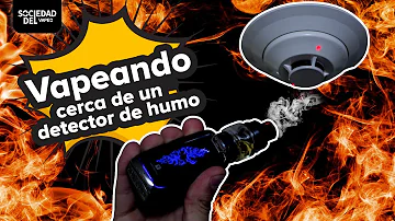 ¿Activará un vapeador la alarma de humos de un hotel?