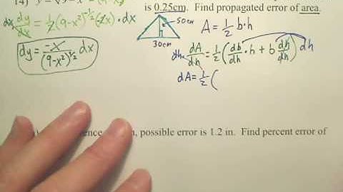 3.9a Differentials - Calculus