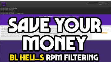 How to get RPM filtering FOR FREE! Betaflight 4.1BL heli_S update