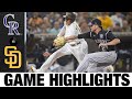 Rockies vs. Padres Game Highlights (7/29/21) | MLB Highlights