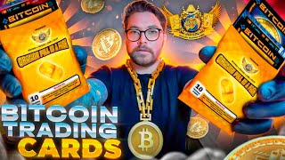 Opening 2 Packs Of Bitcoin Trading Cards RARE SERIES Collect Ultra Rare Cards And Learn About BTC