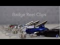 Badge Reel Clips