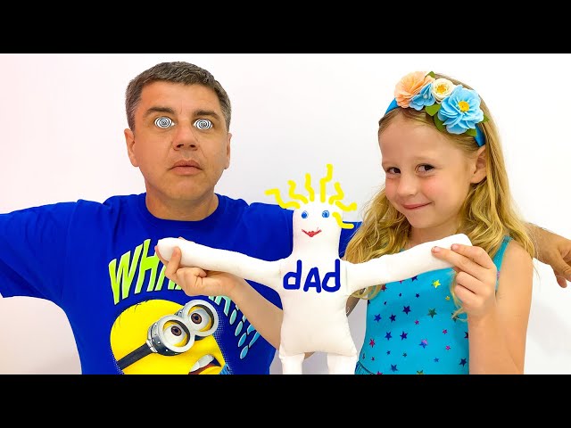 Nastya and dad have fun with toys - the most popular series for children class=