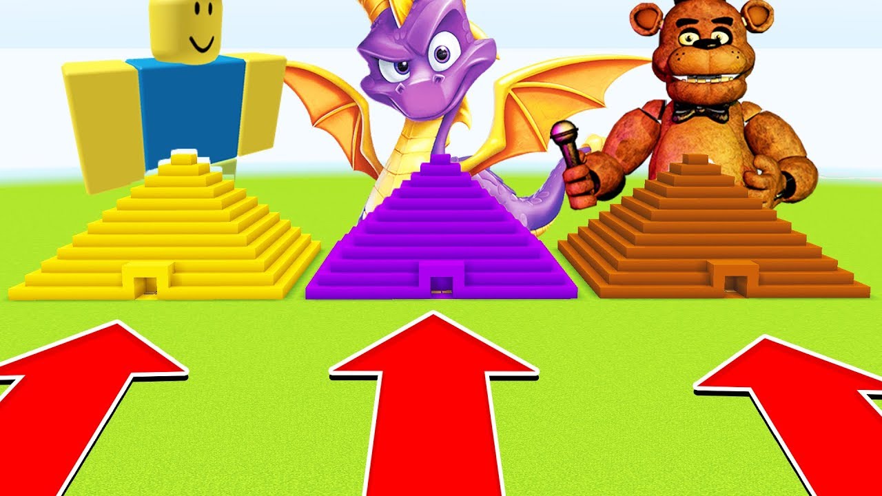 Minecraft Do Not Choose The Wrong Pyramid Roblox Spyro - minecraft do not choose the wrong tunnel venomrobloxincredibles ps4xboxonepemcpe