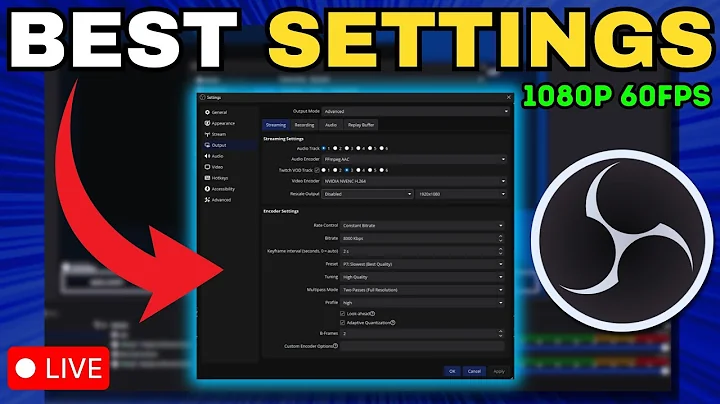 BEST OBS Settings For 1080p STREAMING In 2025! - NO LAG