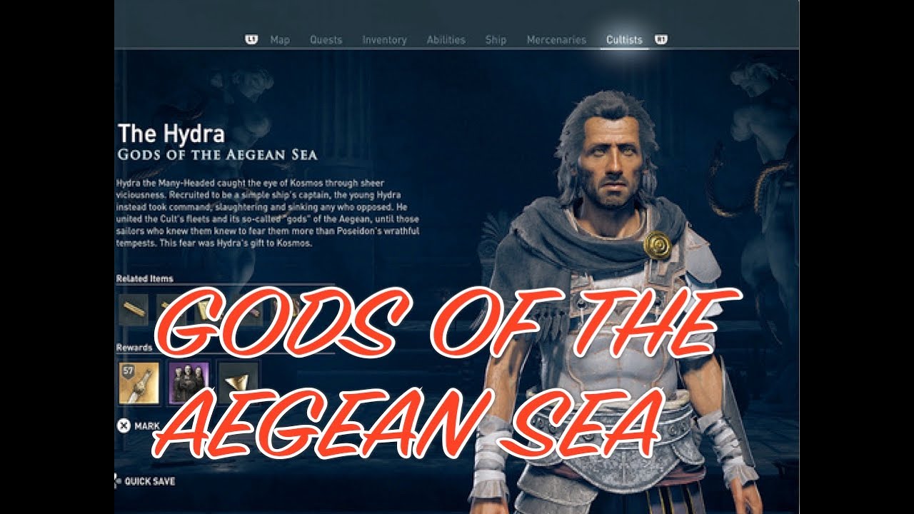Assassins Creed Odyssey (Gods of the Aegean Sea) - YouTube