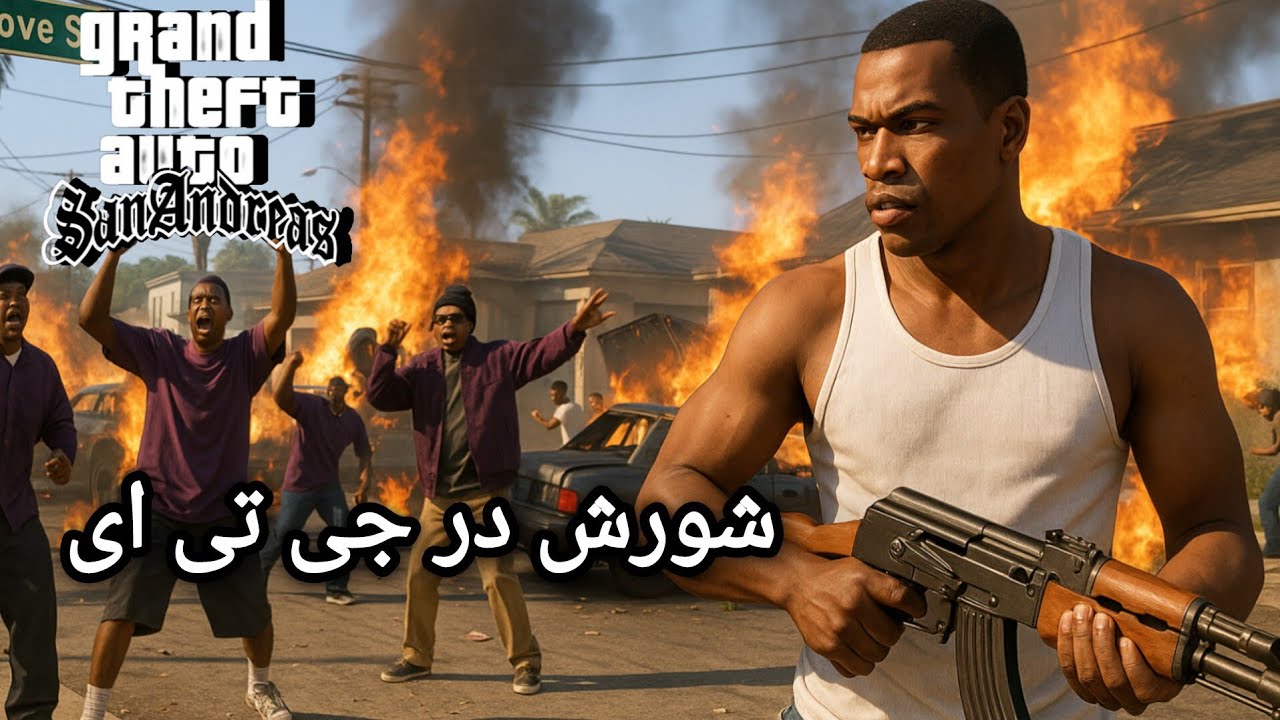 مرحله یکی مونده به آخر جی تی ای 😎 بازی نوستالژی GTA San Andreas | همراه ...