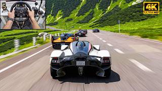Aston Martin Valkyrie VS Hypercars - Forza Horizon 6 | Logitech G923 Steering Wheel screenshot 1